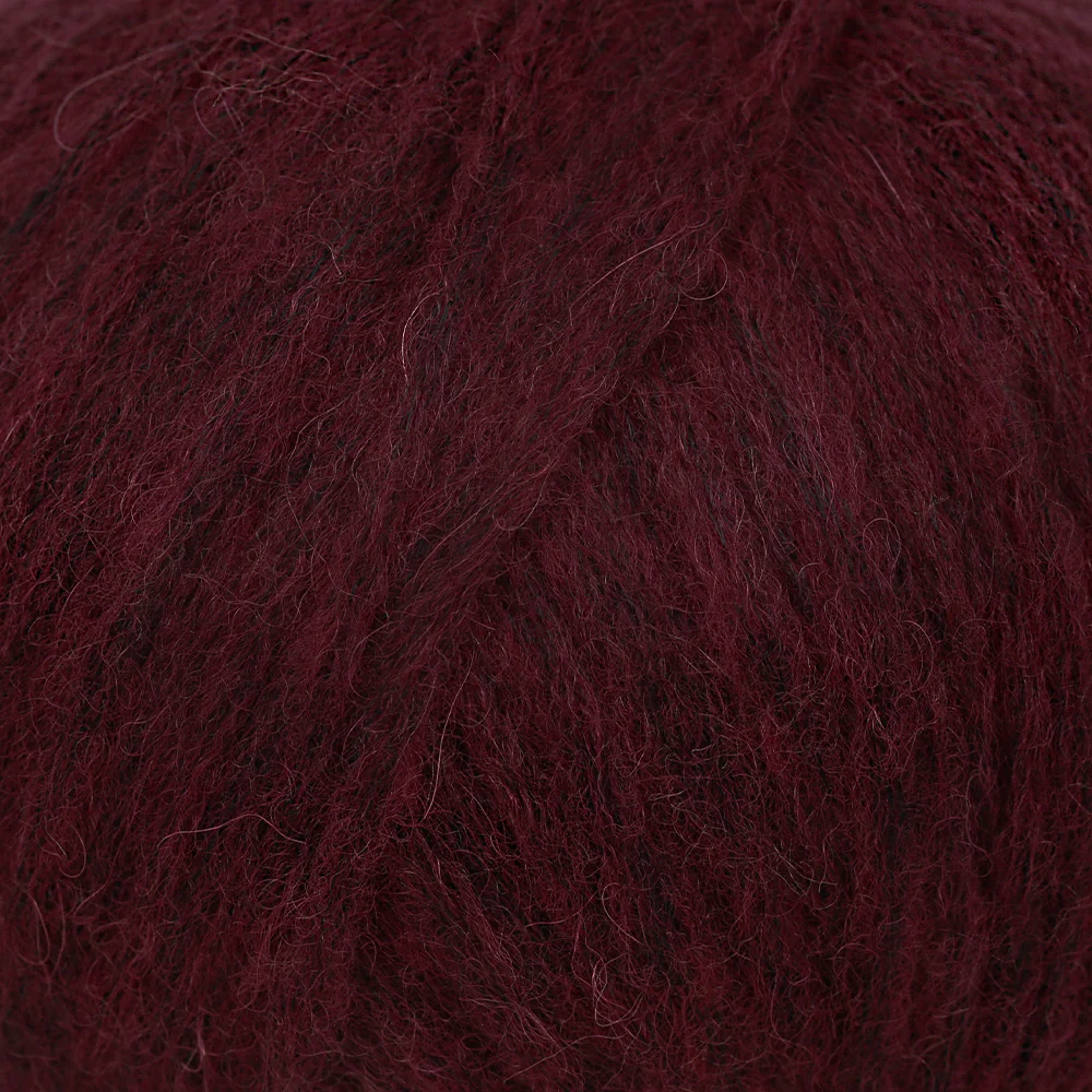 Gazzal Alpaca Air Knitting Yarn, Claret Red - C:108 - Image 2