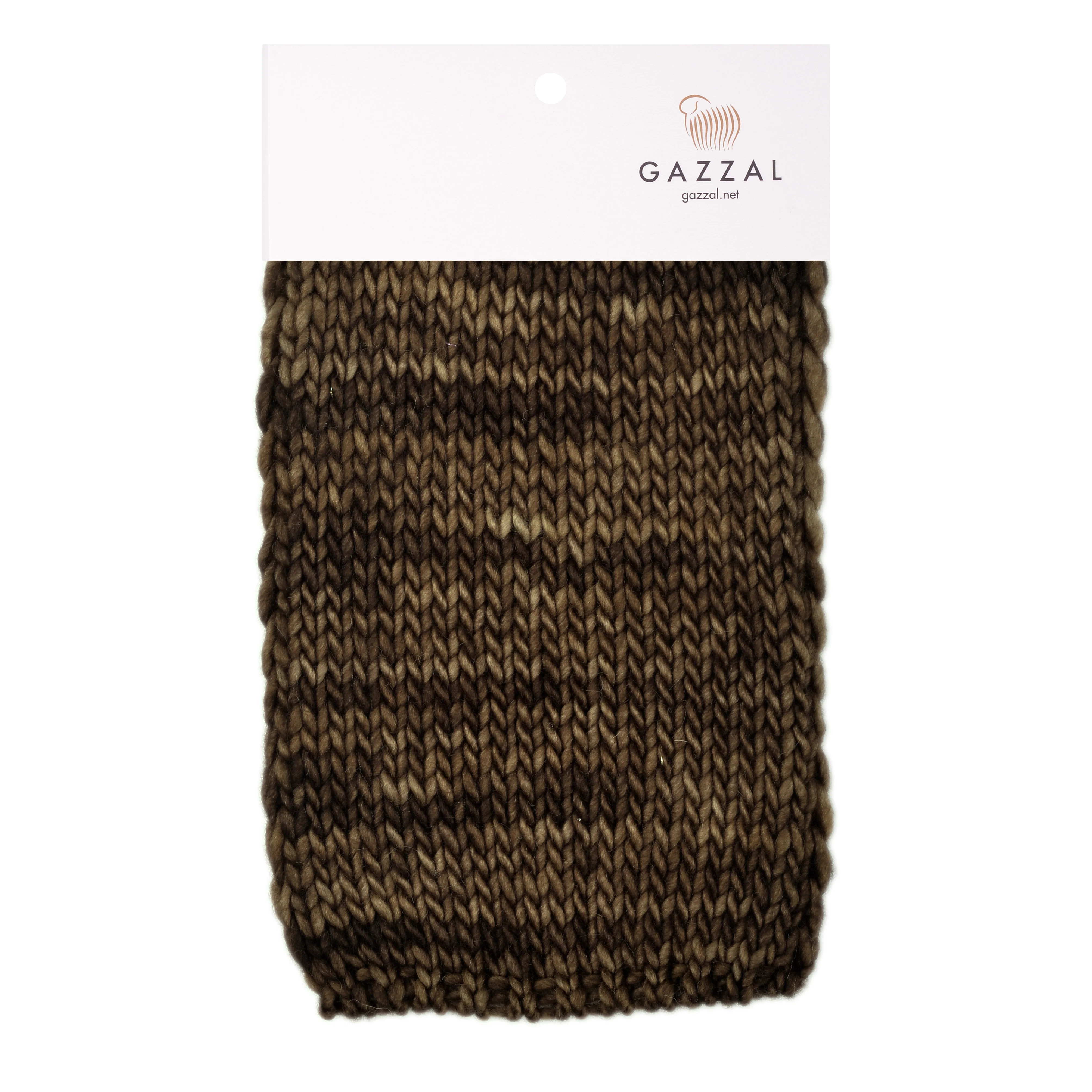 Gazzal Aura Hand Knitting Yarn - Brown – 166 - Image 3