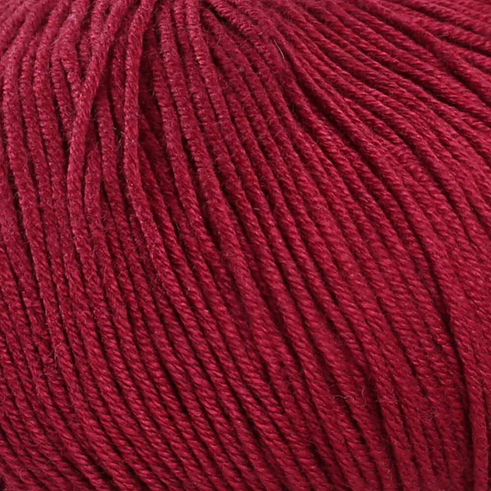 Gazzal Baby Cotton Knitting Yarn, Claret - 3442 - Image 2