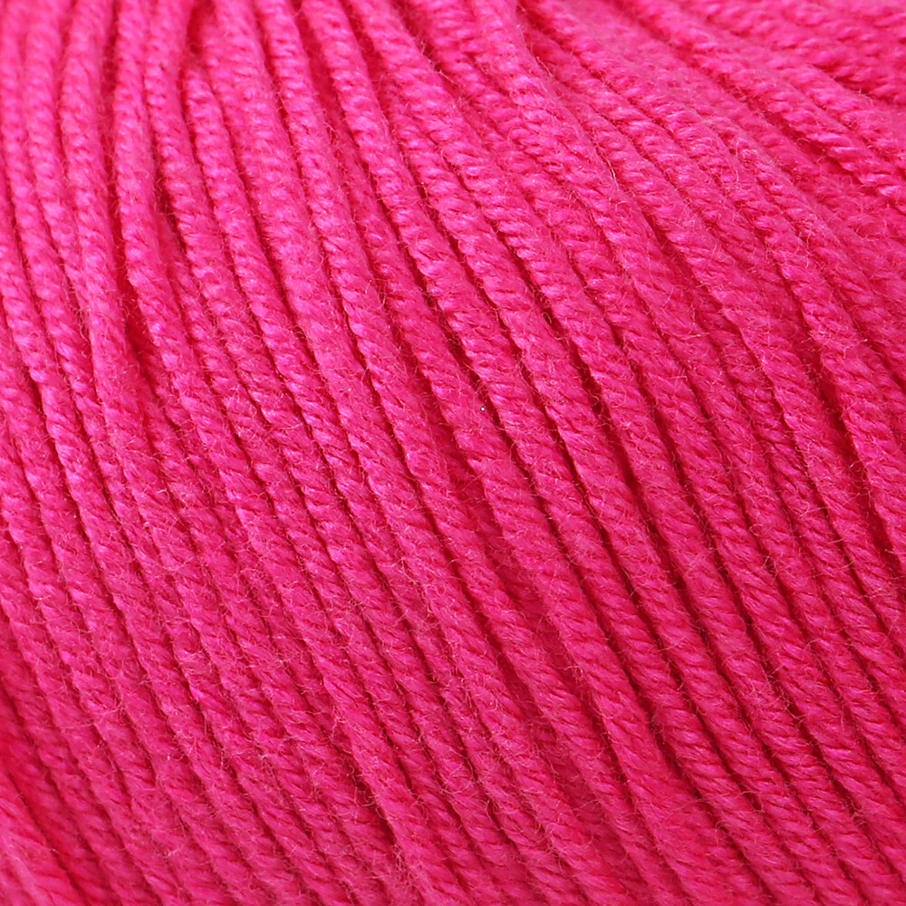 Gazzal Baby Cotton Knitting Yarn, Fuchsia- 3461 - Image 2