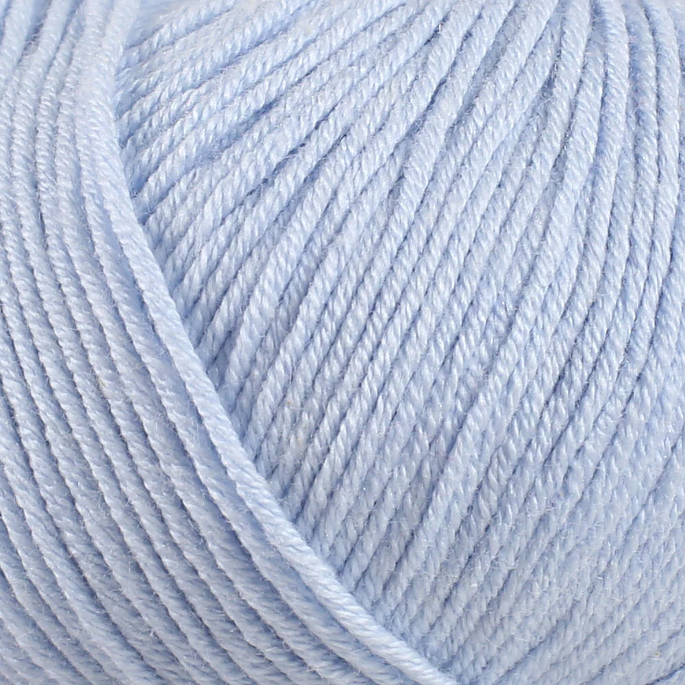 Gazzal Baby Cotton Knitting Yarn, Light Blue - 3429 - Image 2