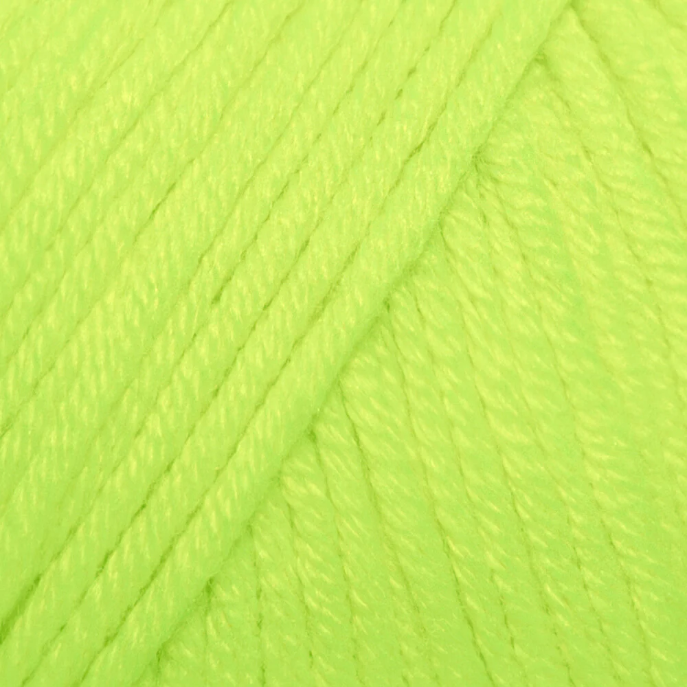 Gazzal Baby Cotton XL Knitting Yarn, Neon Yellow - 3462XL - Image 2