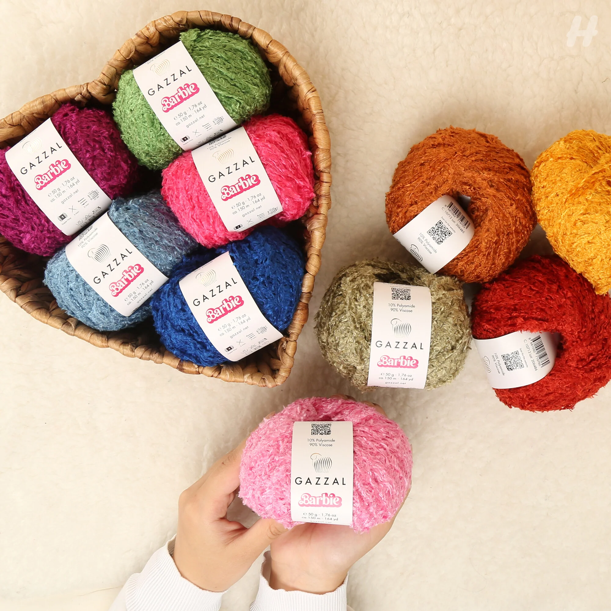 Gazzal Barbie Grey Yarn - 10702 - Image 4