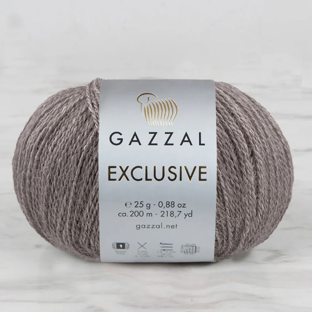Gazzal Exclusive Hand Knitting Yarn, Beige-9924