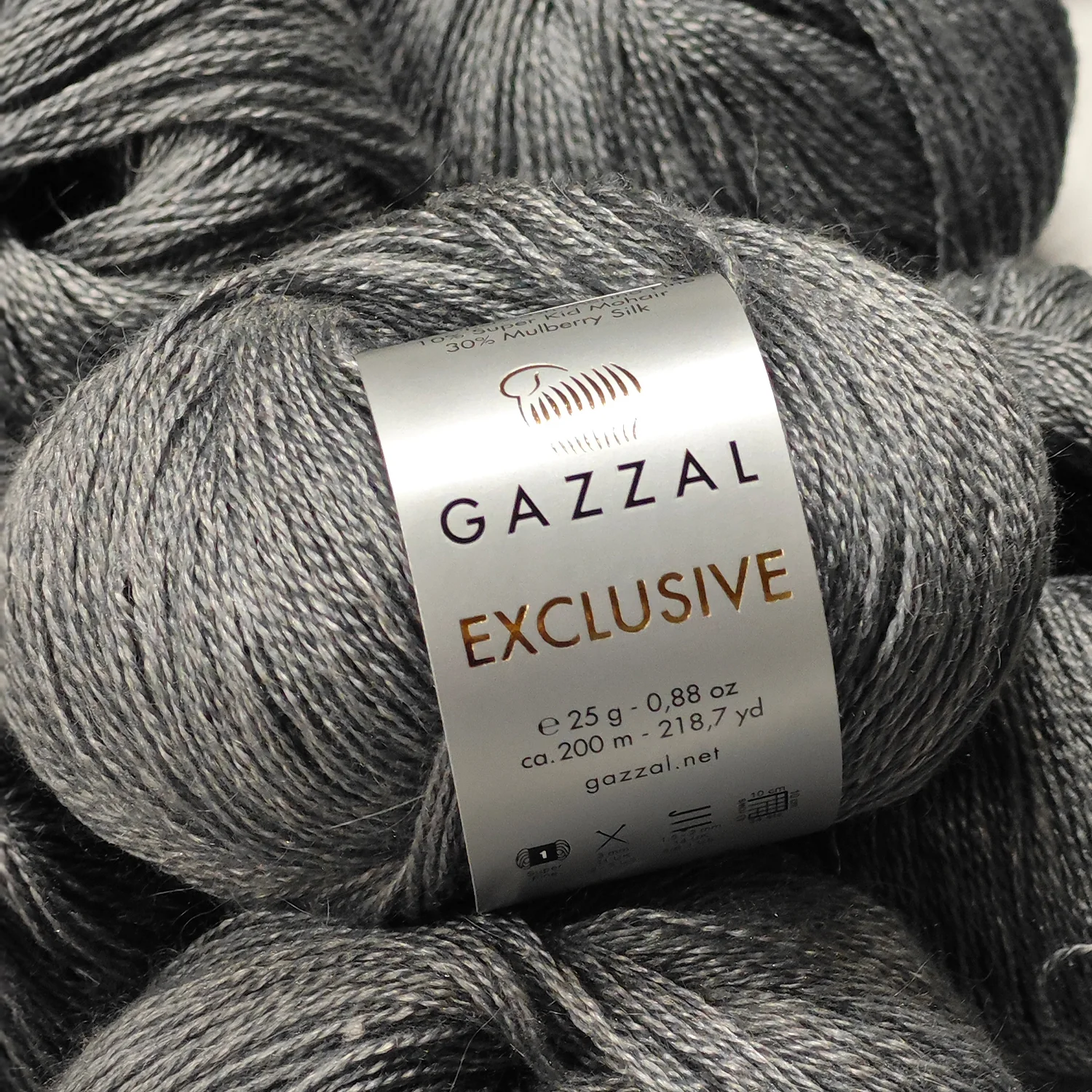 Gazzal Exclusive Hand Knitting Yarn, Blue-9939 - Image 3