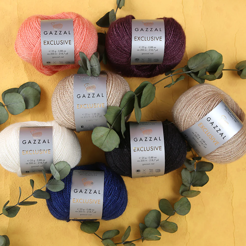 Gazzal Exclusive Hand Knitting Yarn, Orange - 9905 - Image 3