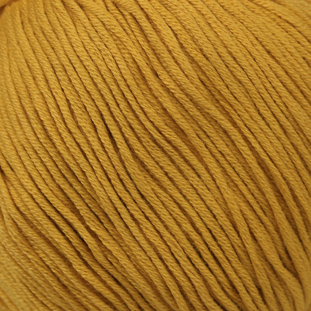 Gazzal Organic Baby Cotton Yarn, Mustard - 447 - Image 2