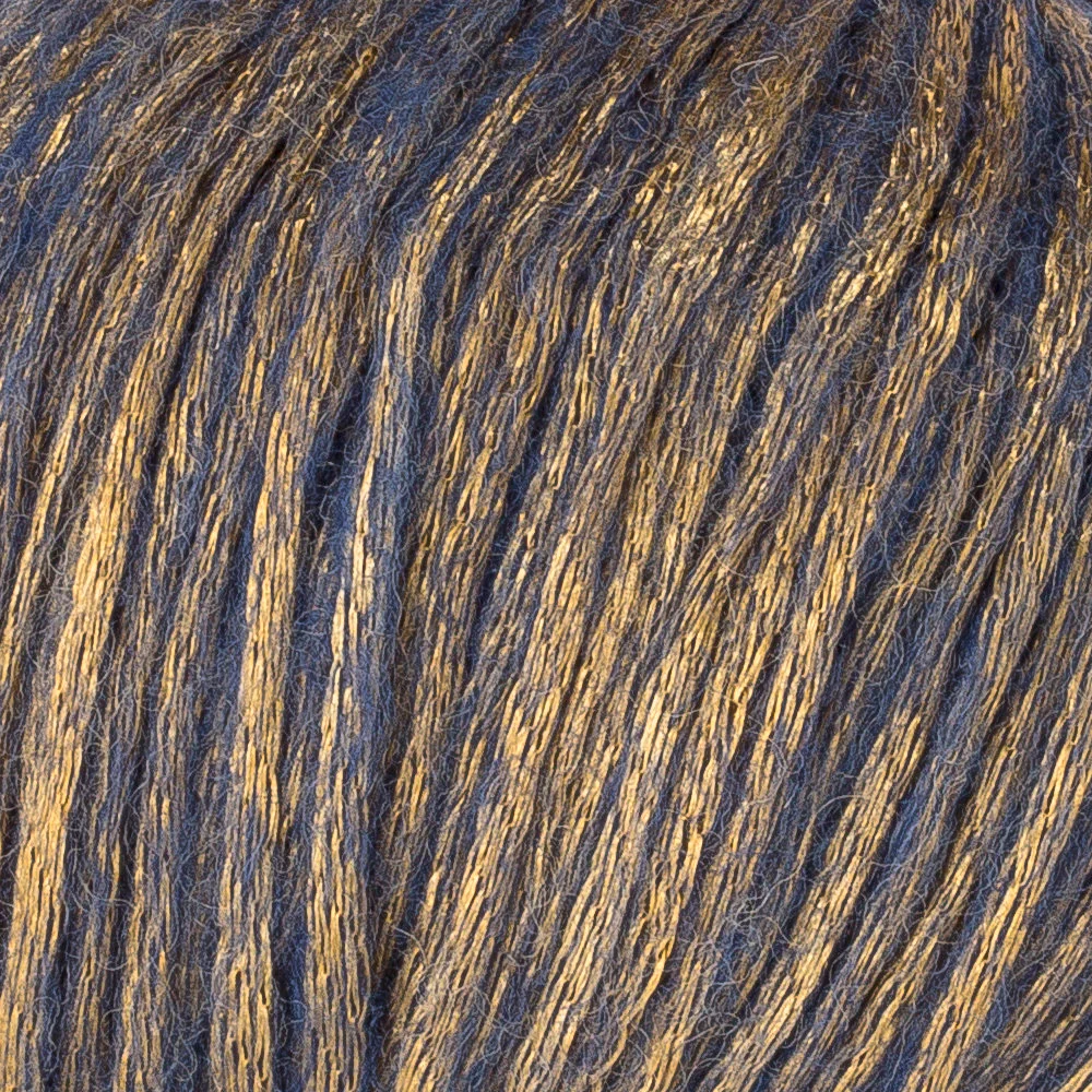 Gazzal Rock'N'Roll Yarn, Blue and Gold - 13184 - Image 2