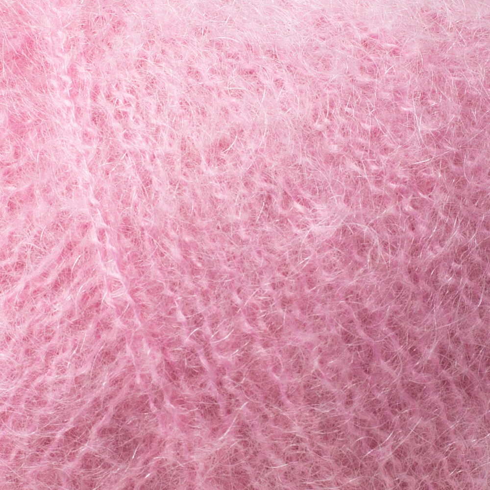 Gazzal Super Kid Mohair 25 gr Knitting Yarn, Pink - 64412 - Image 2
