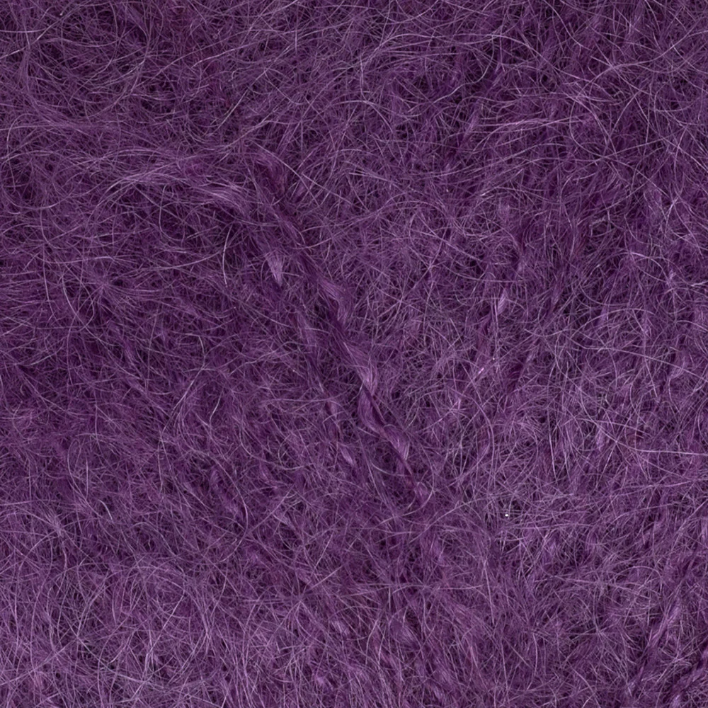 Gazzal Super Kid Mohair  25 Gr Knitting Yarn, Purple - 64410 - Image 2