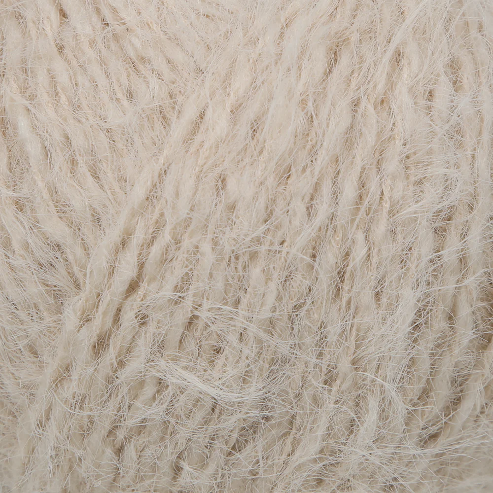 Gazzal Teddy Hand Knitting Yarn,Beige - 6534 - Image 2
