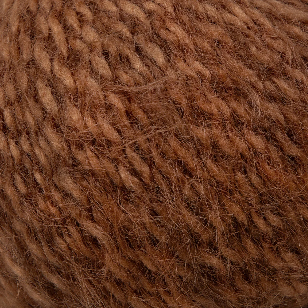 Gazzal Teddy Hand Knitting Yarn, Cinnamon - 6546 - Image 2