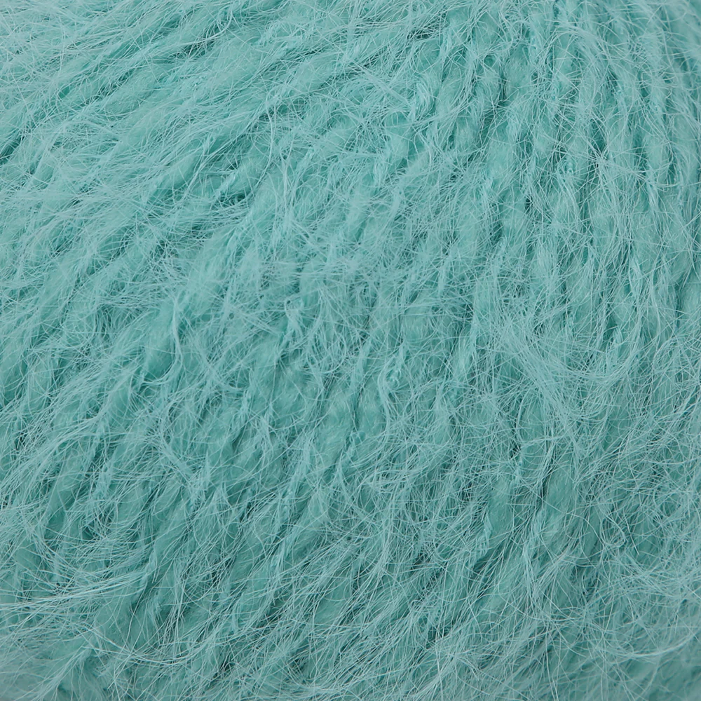 Gazzal Teddy Hand Knitting Yarn,Green - 6558 - Image 2