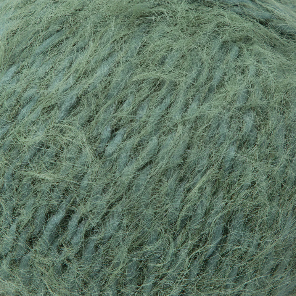 Gazzal Teddy Hand Knitting Yarn, Green - 6559 - Image 2