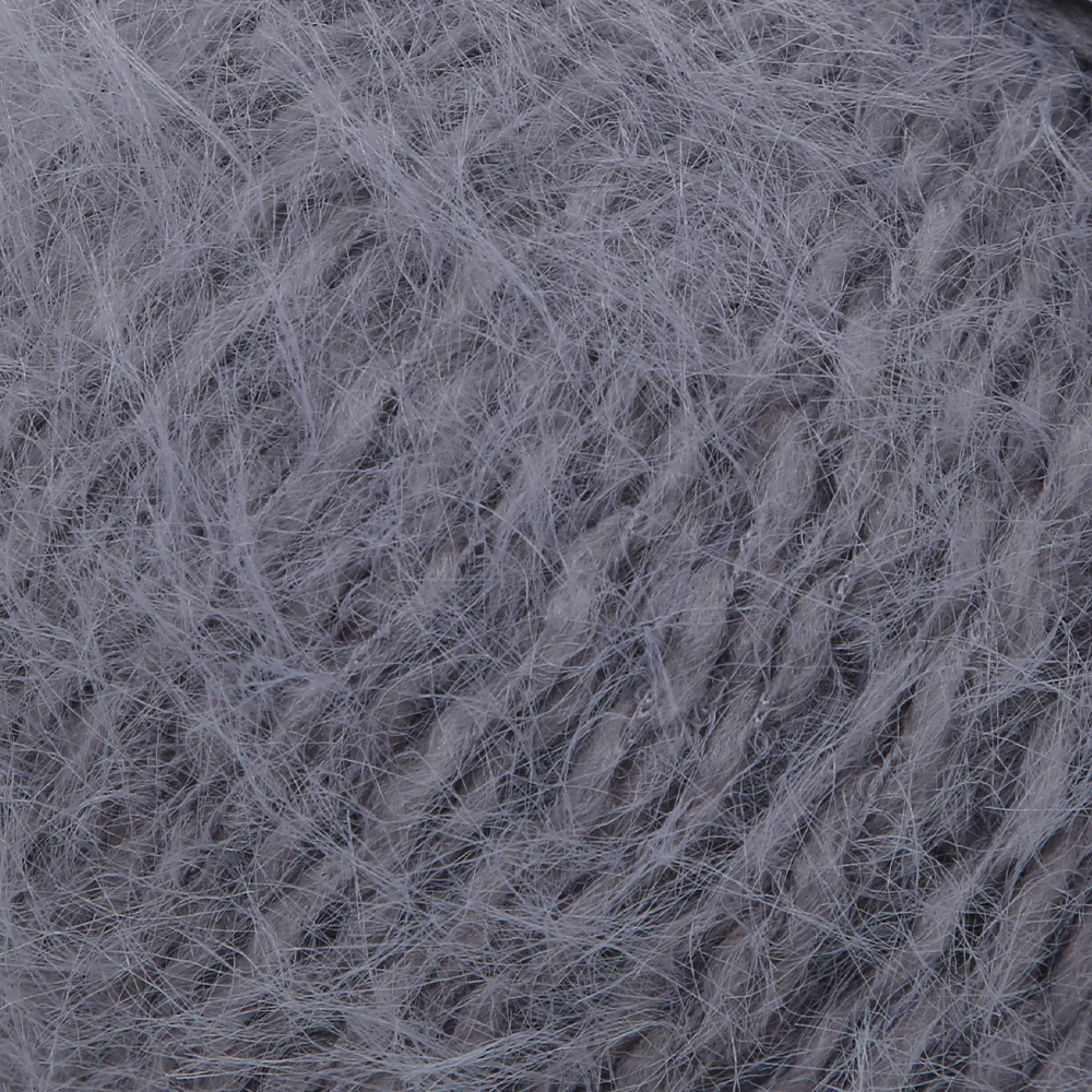 Gazzal Teddy Hand Knitting Yarn,Grey - 6532 - Image 2