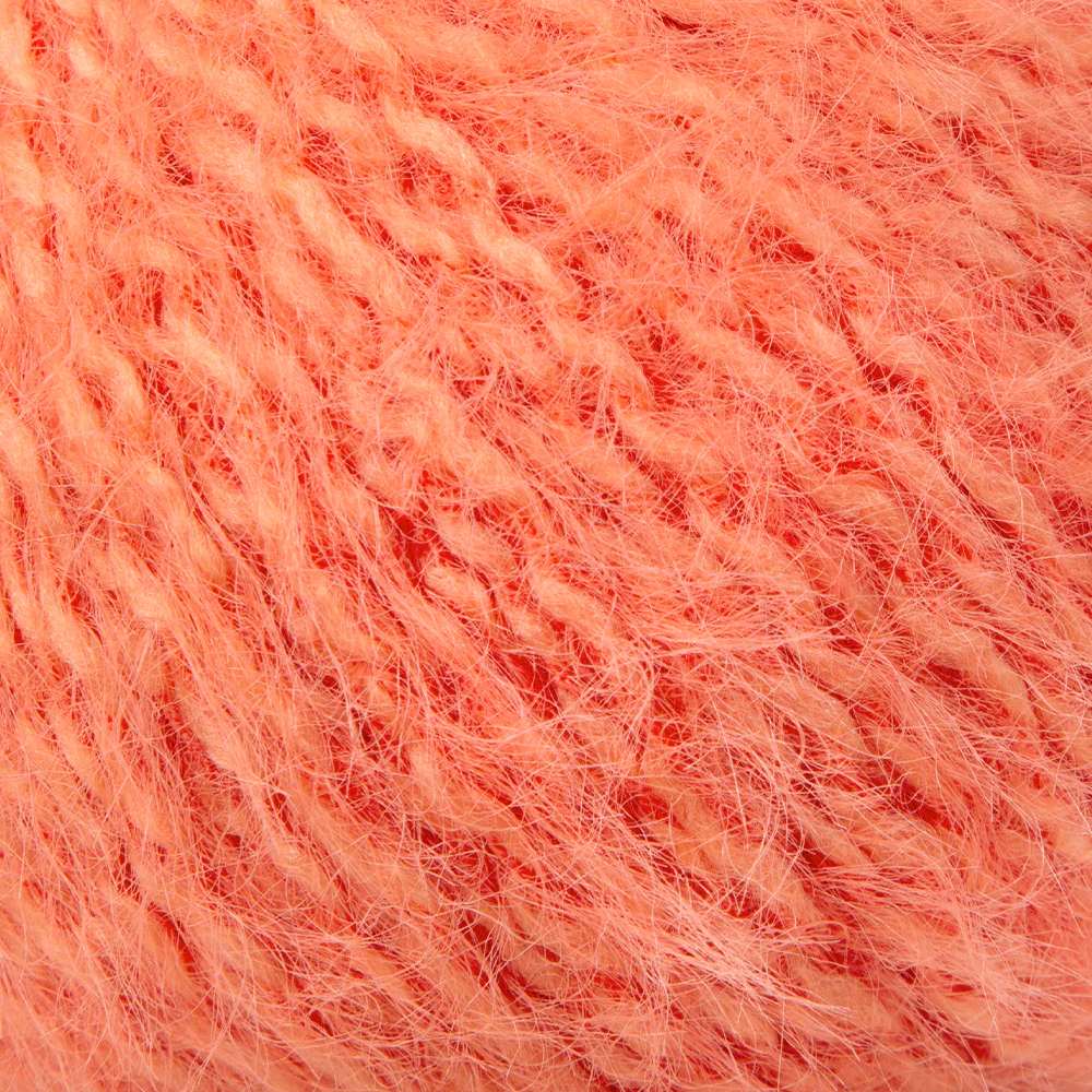 Gazzal Teddy Hand Knitting Yarn, Orange - 6543 - Image 2