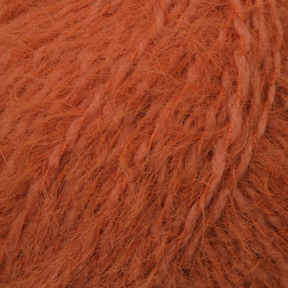 Gazzal Teddy Hand Knitting Yarn,Orange - 6545 - Image 2