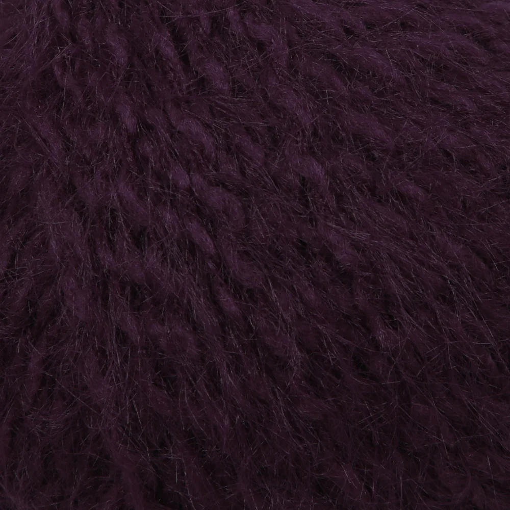 Gazzal Teddy Hand Knitting Yarn,Purple - 6553 - Image 2
