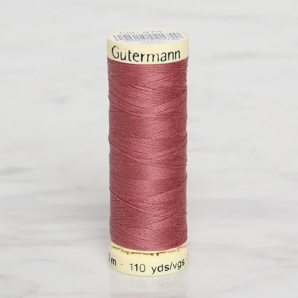 Gütermann GÜL KURUSU Sewing Thread, 100m,  - 474
