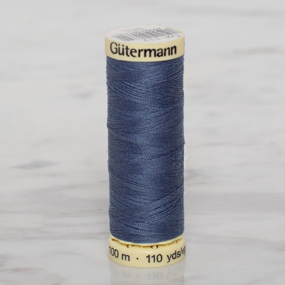 Gütermann MAVİ Sewing Thread, 100m,  - 112