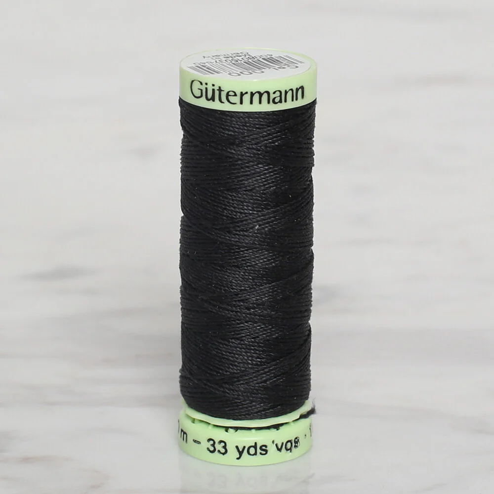 Gütermann Sewing Thread, 100m, Black - 000