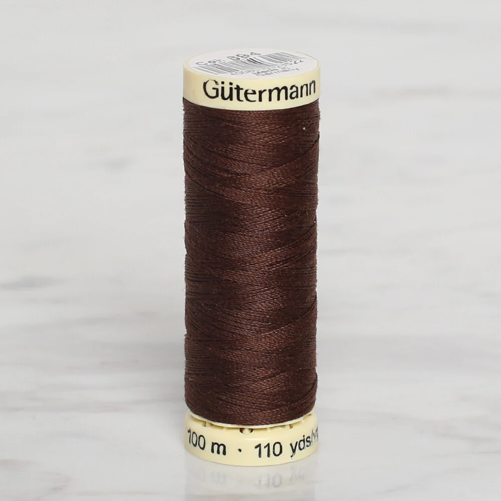 Gütermann Sewing Thread, 100m, Brown  - 694
