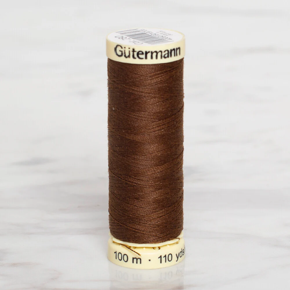 Gütermann Sewing Thread, 100m, Dark Brown - 280