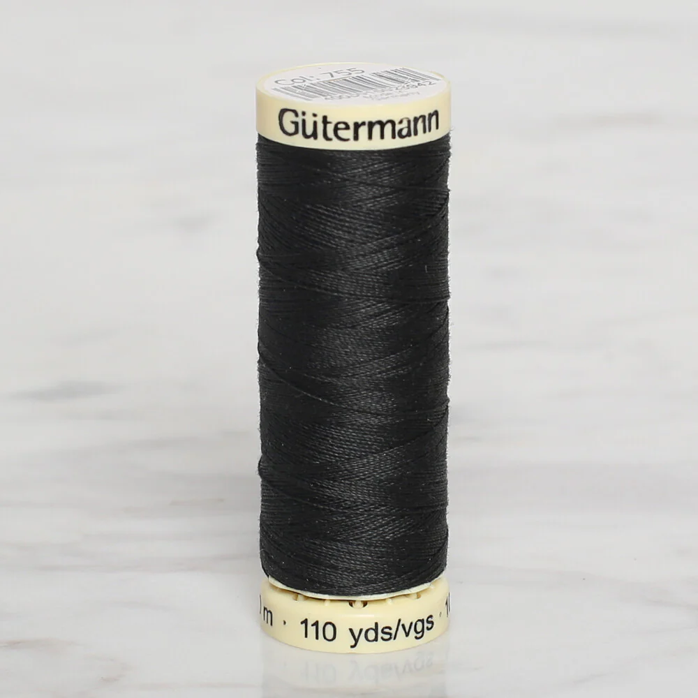 Gütermann Sewing Thread, 100m, Dark Green  - 755