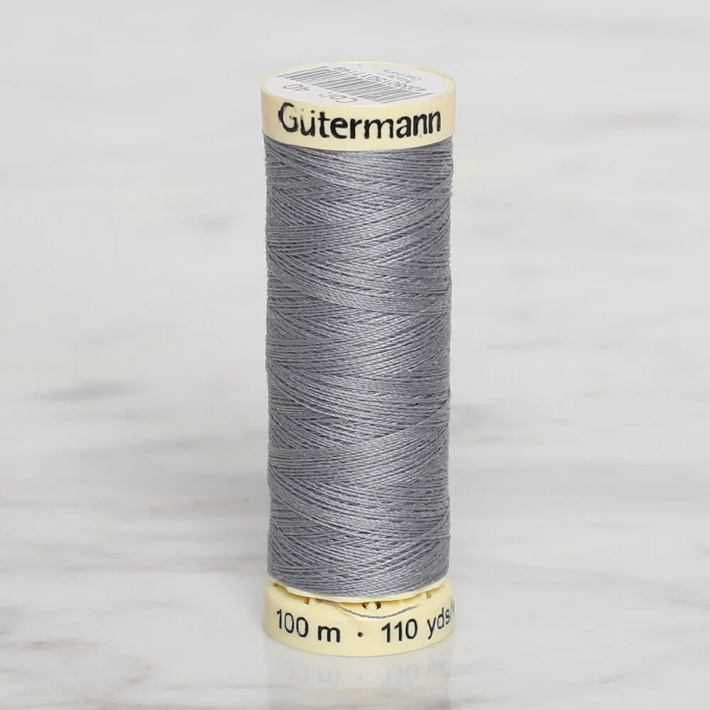 Gütermann Sewing Thread, 100m, Grey - 40