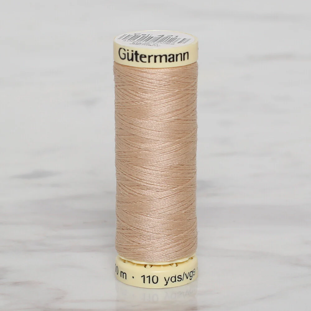 Gütermann Sewing Thread, 100m, Light Beige  - 421