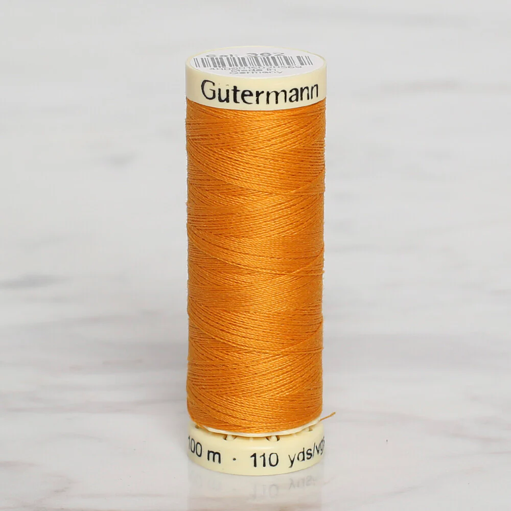 Gütermann Sewing Thread, 100m, Mustard - 362