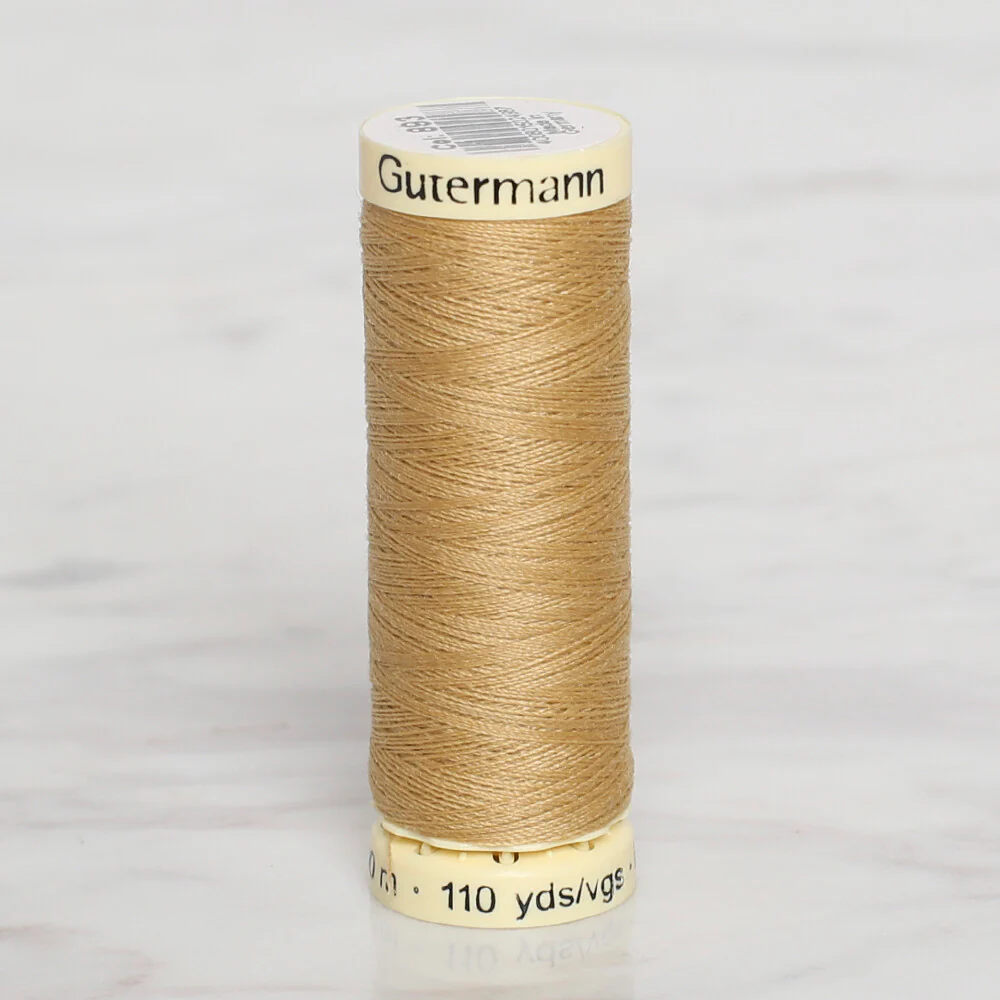 Gütermann Sewing Thread, 100m, Mustard - 893