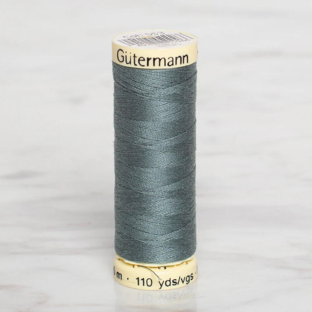 Gütermann Sewing Thread, 100m, Pastel Green  - 553