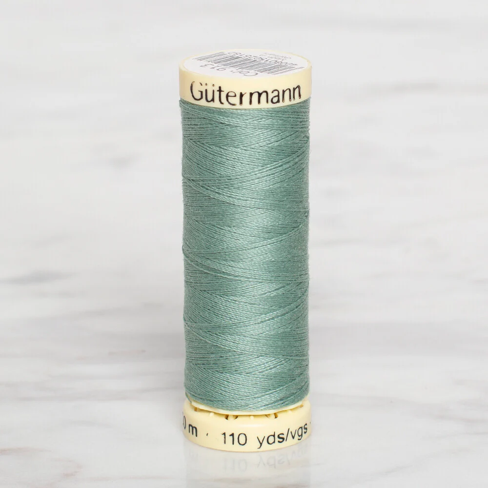 Gütermann Sewing Thread, 100m, Pastel Green  - 913