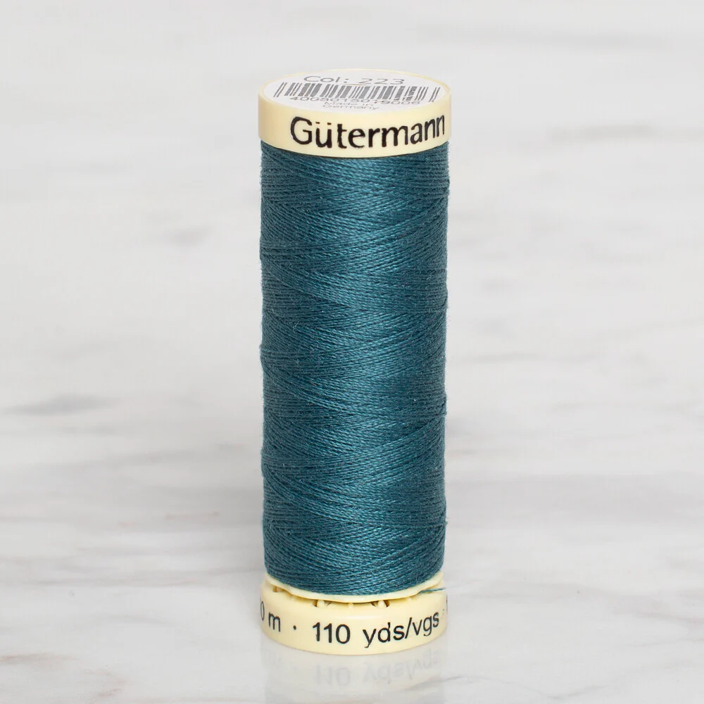 Gütermann Sewing Thread, 100m, Petrol Green  - 223