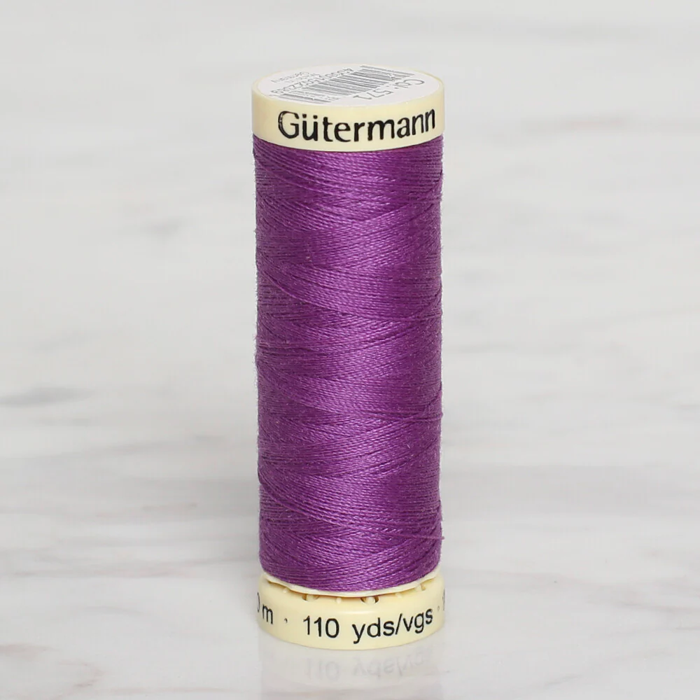 Gütermann Sewing Thread, 100m, Purple  - 571