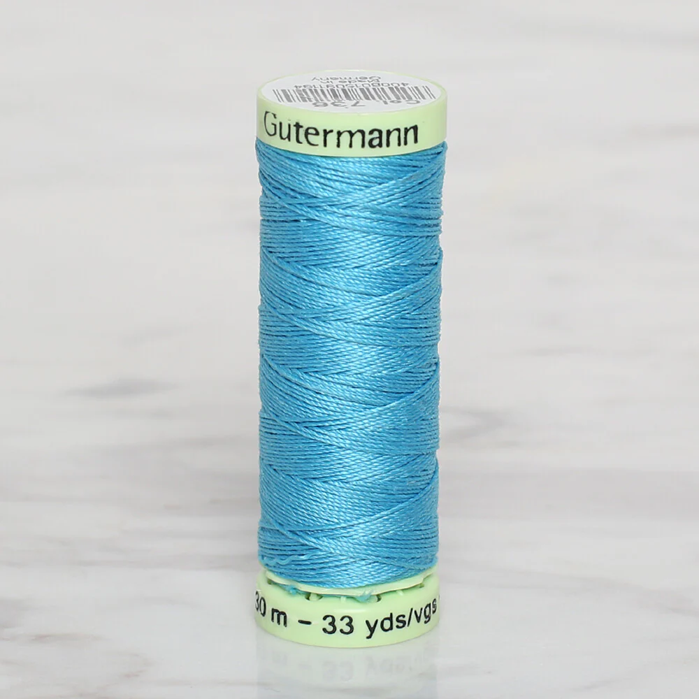 Gütermann Sewing Thread, 100m, Turquoise - 736