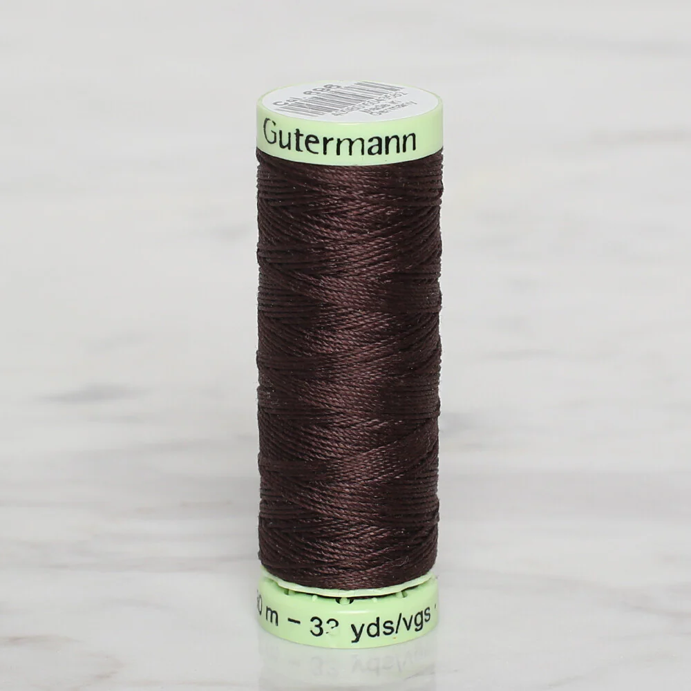 Gütermann Sewing Thread, 30m, Dark Brown - 696