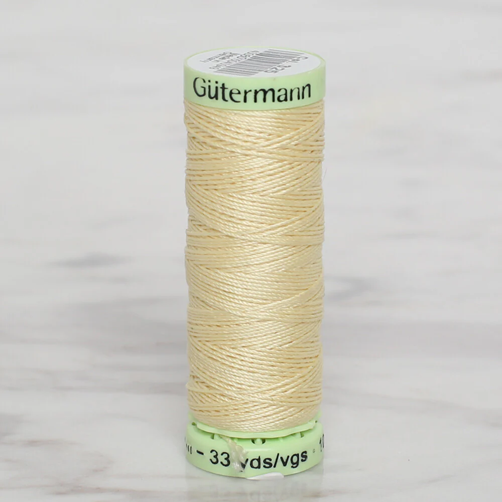 Gütermann Sewing Thread, 30m, Light Yellow - 325