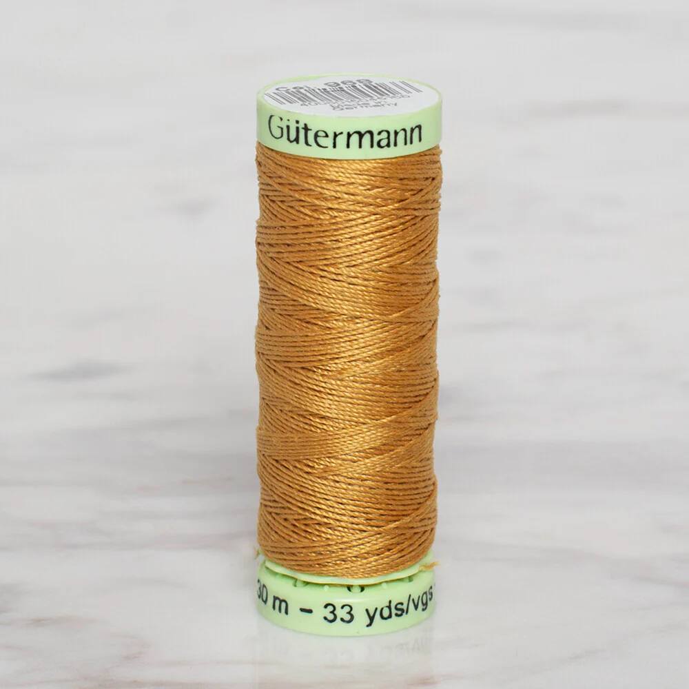 Gütermann Sewing Thread, 30m, Mustard - 968