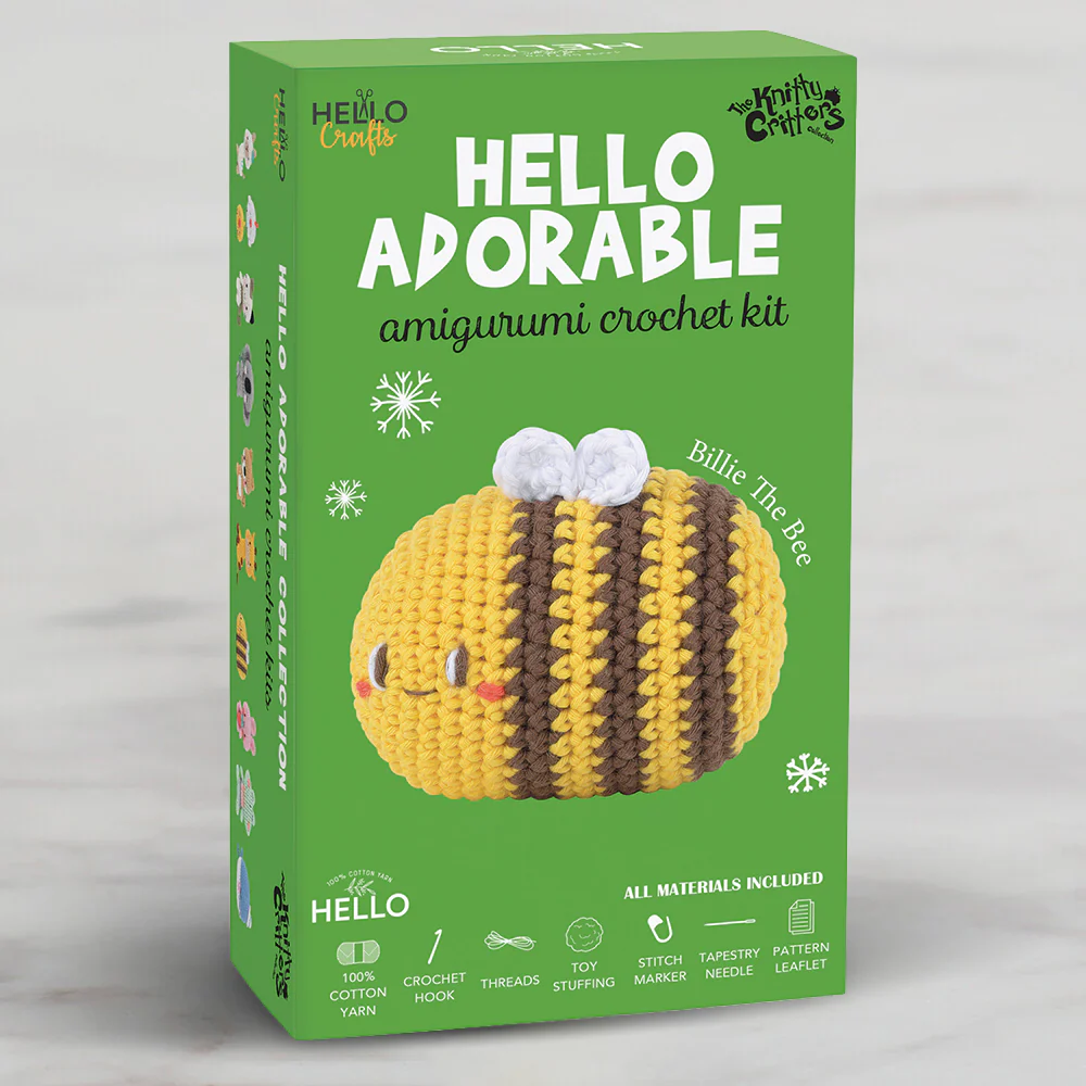 Hello Adorable Amigurumi Kit - Billie The Bee - KC978