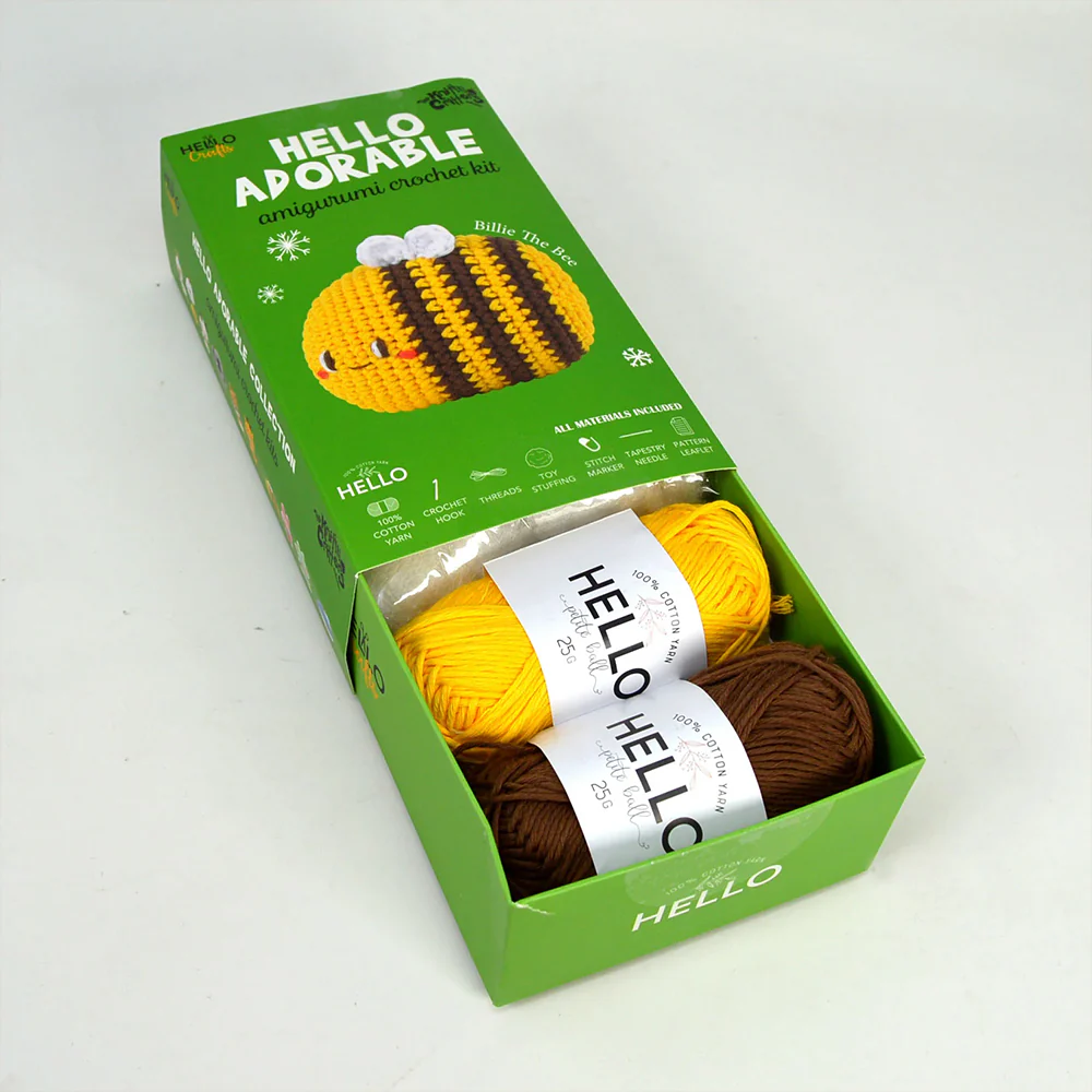 Hello Adorable Amigurumi Kit - Billie The Bee - KC978 - Image 3