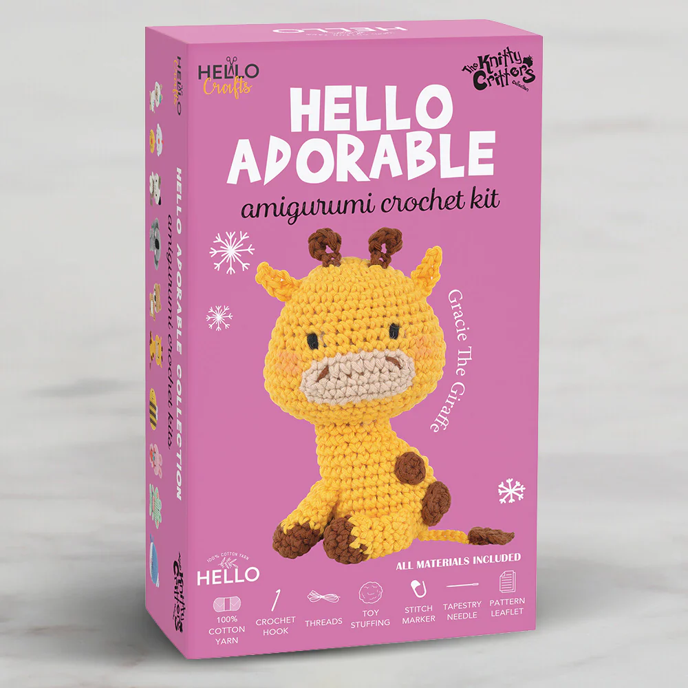Hello Adorable Amigurumi Kit - Gracie The Giraffe - KC977