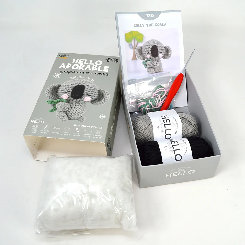Hello Adorable Amigurumi Kit - Kelly The Koala - KC975 - Image 3