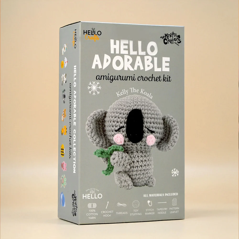 Hello Adorable Amigurumi Kit - Kelly The Koala - KC975 - Image 5