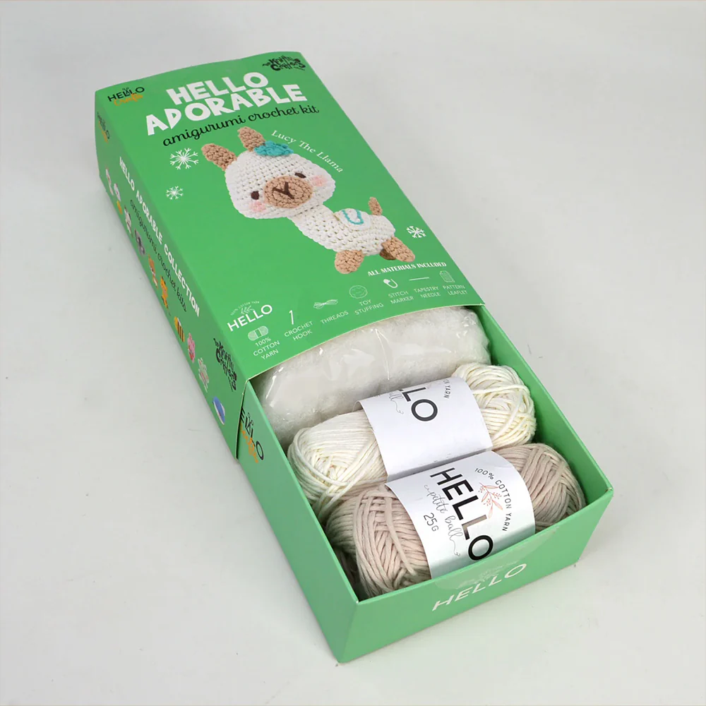 Hello Adorable Amigurumi Kit - Lucy The Lıama - KC972 - Image 2
