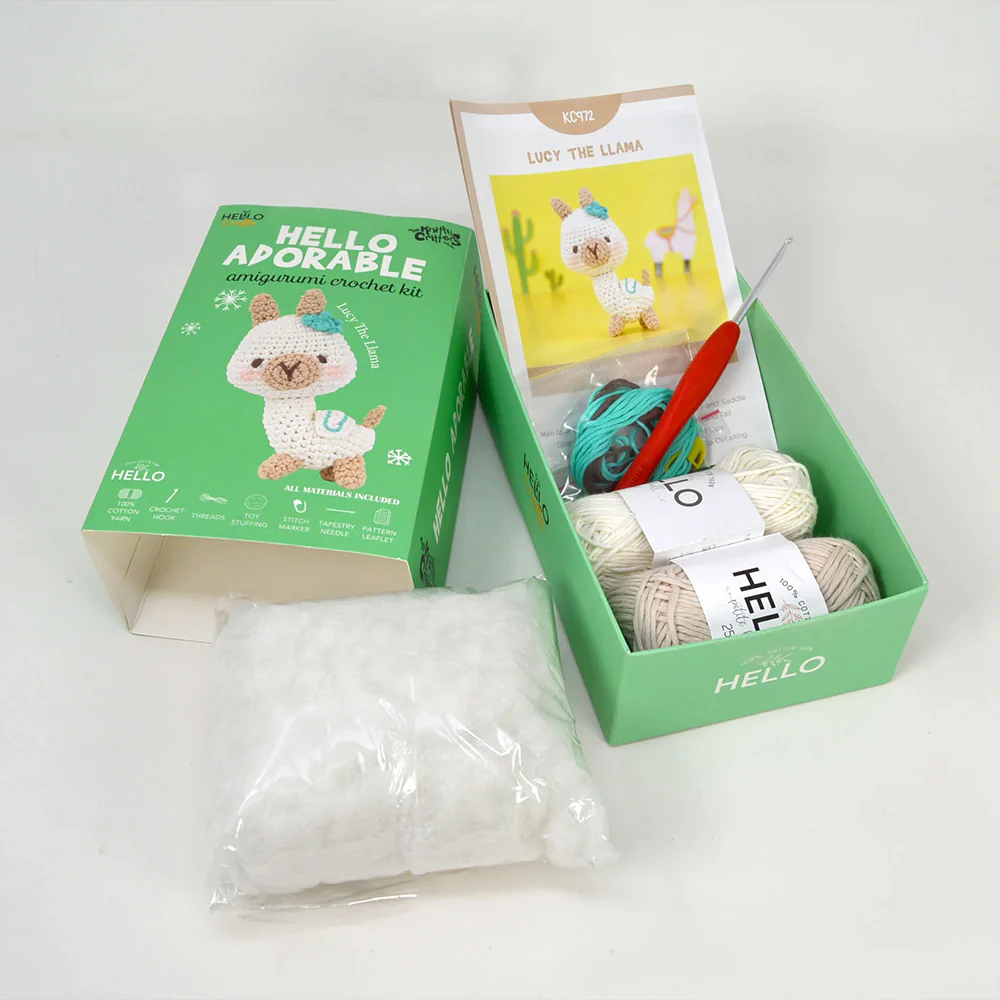 Hello Adorable Amigurumi Kit - Lucy The Lıama - KC972 - Image 3