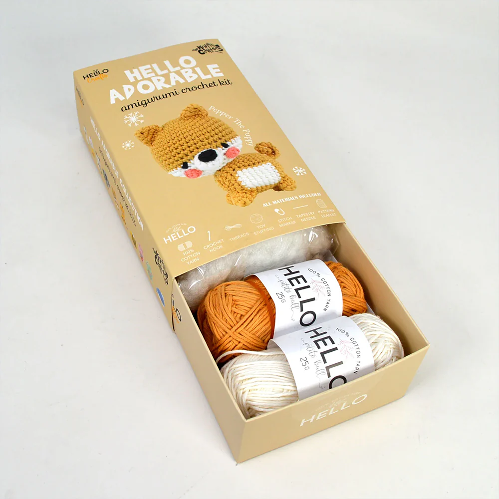 Hello Adorable Amigurumi Kit - Pepper The Puppy - KC976 - Image 2