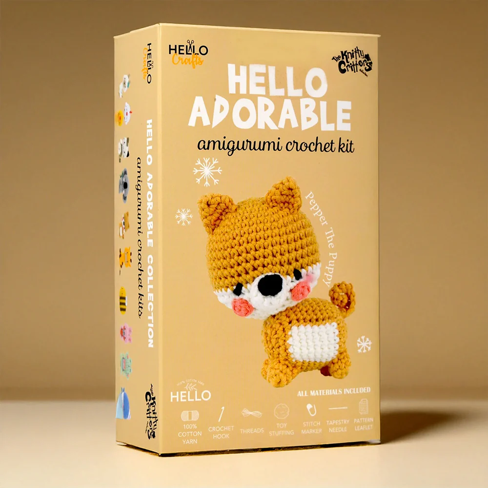 Hello Adorable Amigurumi Kit - Pepper The Puppy - KC976 - Image 5