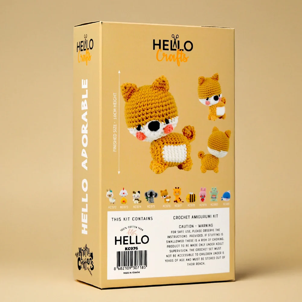 Hello Adorable Amigurumi Kit - Pepper The Puppy - KC976 - Image 6